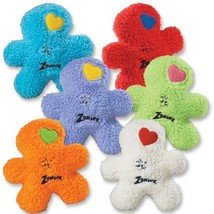 Dog Toys Soft Berber Boys Plush Squeaker Embroidered Heart 8 1/2&quot; Choose Color - £7.90 GBP