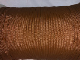 NEW Chocolate 550 Paracord Nylon Paraline Flat Hollow Cord Coreles in Al... - £4.45 GBP+
