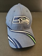 Vintage Seattle Seahawks Hat Cap Adjustable Adult NFL Team Football Reeb... - $12.23