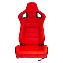 ATS RK x1 Univ Reclining Sports Bucket Seat RED &amp; Carbon Edition inc slides - £187.14 GBP