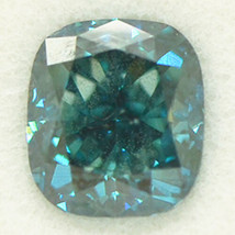 Fancy Blue Diamond Loose Cushion Shape VS2 Natural Enhanced Polished 1.03 Carat - £1,198.04 GBP