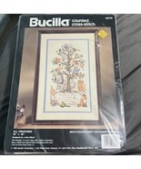 Bucilla ALL CREATURES Counted Cross Stitch Kit Religous 10&quot; x 18&quot; Vintage - €10,52 EUR