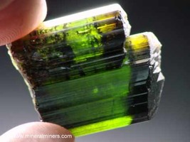 Dark Green Tourmaline Crystals (Gem Grade), Collector Green Tourmaline C... - £210.95 GBP
