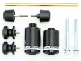 OES Carbon Frame Sliders Spools Fork Sliders Yamaha 16 17 2018 2019 2020 XSR900 - £110.08 GBP