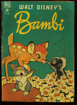 BAMBI-FOUR COLOR COMICS #186-DISNEY-DELL-THUMPER VG- - £40.06 GBP