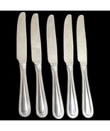 5 Wallace CONTINENTAL BEAD Stainless Beaded Silverware KNIFE Flatware 9 ... - $24.21