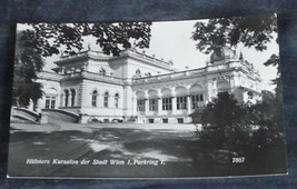 Nice Vintage Black and White Photograph Postcard, Hubners Kursalon, GOOD... - $1.97