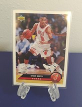 1993 Upper Deck NBA Basketball Card #P24 Steve Smith Rookie, Heat (L5) - £1.31 GBP