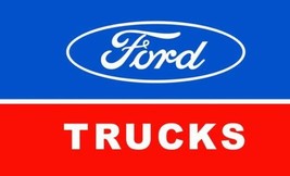 Ford Trucks Flag 3X5 Ft Polyester Banner USA - £12.64 GBP