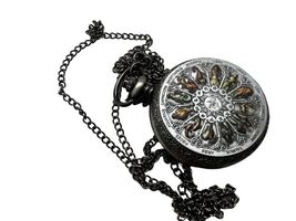 Stylish Zodiac Quartz Pocket Watch with Fantasy Medal Design - $32.51 CAD