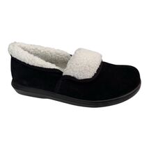 Propet Colbie Black Suede Slippers Sherpa Lined Women’s Size 12M $75 - $42.74