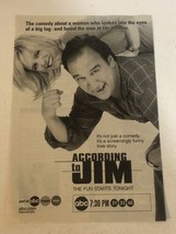 According To Jim TV guide Vintage Print Ad Jim Belushi Courtney Thorn Sm... - £4.81 GBP