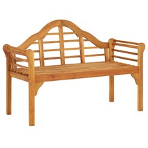 Garden Bench 125 cm Solid Wood Acacia - £87.44 GBP