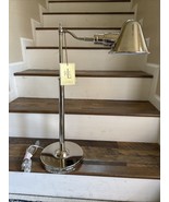 RALPH LAUREN Silver  Chrome Pharmacy Lamp 24” Tall Adjustable ~New ~ - $3,858.45 MXN