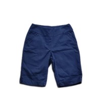 Westbound Pull On Stretchy Shorts ~ Sz 4P ~ Navy Blue ~ Mid Rise ~ 10.5&quot; Inseam - £13.46 GBP