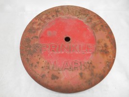 Antique GRINNELL SPRINKLER ALARM BELL COVER CAST IRON FIREMAN FIREFIGHTE... - £156.90 GBP