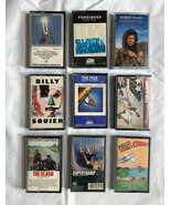 9 1980&#39;s Rock Cassette Tapes REO The Cars The FIXX Clash Supertramp Fore... - £27.62 GBP