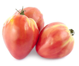 30 Seeds Tomato Russian Bicolored Oxheart Indeterminate Heirloom Slicing Non Gmo - £9.75 GBP