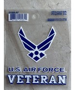 UNITED STATES AIR FORCE VETERAN LOGO USAF Vinyl Window Decal/Sticker BLU... - $180.81 MXN