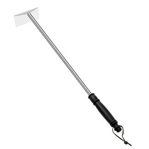 Charcoal Grill Ash Rake Hoe For Fireplace Wood Stove Pizza Oven, Stainless Steel - £26.88 GBP