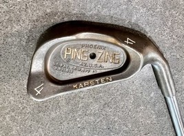 Ping Zing Mens 4 Iron Black Dot Karsten Steel Shaft Right Handed Golf Club - £14.77 GBP