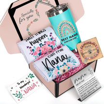 Mother Day Gifts Nana, Drinking Cup Gift Basket, Nana Birthday Gifts, Be... - £34.26 GBP