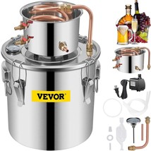 VEVOR Water Alcohol Distiller, 3 Gal, Distillery Kit w/Circulating Pump, Alcohol - £137.47 GBP