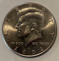 2002-D 50C Kennedy Half Dollar. Free Shipping!!!!!!!!!!!!!!!!!! - $2.50