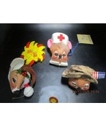 1980s ANNALEE LOT OF 5 BROOCHES ^^ - $818.61 MXN