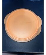 Tupperware Orange Flat Out Bowl 5453 Holds 4 Cups Collapses To Store Wit... - $13.88 CAD