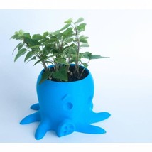 Octopus Planter Flower Pot Planter Hand-Made Succulent Decoration 3D Printed 12  - £15.81 GBP