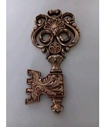 Skeleton Key Wall Hanging Plaque Retro Syroco Inc. Gold Antique Color #3... - $218.24 MXN