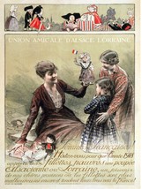 5822.UNion Amicale D&#39; Alsace Poster.French Home room interior design wal... - $14.25+
