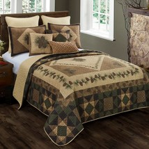 Vintage Pine Cone Patchwork Quilt Collection - $220.47 CAD - $346.47 CAD