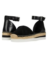 Vince Camuto Brafina Suede Leather Flatform Espadrille Sandal, Multi Siz... - $137.15 CAD