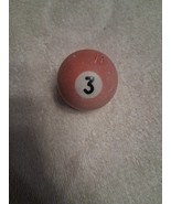 Replacement Mini Billiard Pool Ball 1.5&quot; Ball Pink #3 - $187.28 MXN