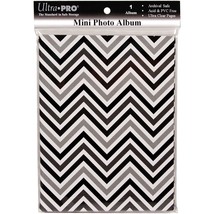 Ultra Pro Mini Photo Album 4inchX6inch Chevron Black and White - $451.11 MXN