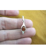 (P18-52) Golden orange AMBER Poland .925 Sterling SILVER diamond shape P... - $402.32 MXN