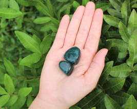 Blue Apatite Tumbled Stone: 2 (Two) Beautiful Pieces (Crystal Healing Reiki)  - £11.23 GBP