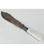 Vtg Butter Knife Mother of Pearl Handle Cheese Spreader Sheffield Englan... - $9.89
