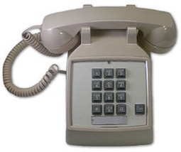 Cortelco Desk Phone 20F VBA Ash with Flash - Compact Business Communication - $140.99