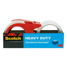 Scotch Heavy Duty Packaging Tape wit Dispenser, Clear, 1.88&quot; x 38.2 yd., 1 Total - £12.14 GBP