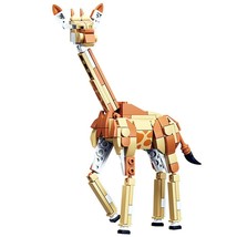 Animals Figures Giraffe Figure Model Building Blocks Kits Toys Kids Gifts - $14.99