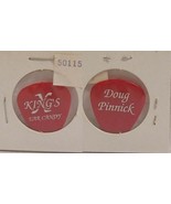 KINGS X - VINTAGE OLD DOUG PINNICK SHOW CONCERT TOUR GUITAR PICK - $10.00