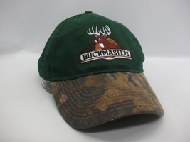 Buckmasters Hat Green Camo Hook Loop Baseball Cap - £15.63 GBP