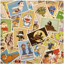 Lot of 32 Old Memories Forever Classical Cartoon figure Vintage Postcards - £5.53 GBP