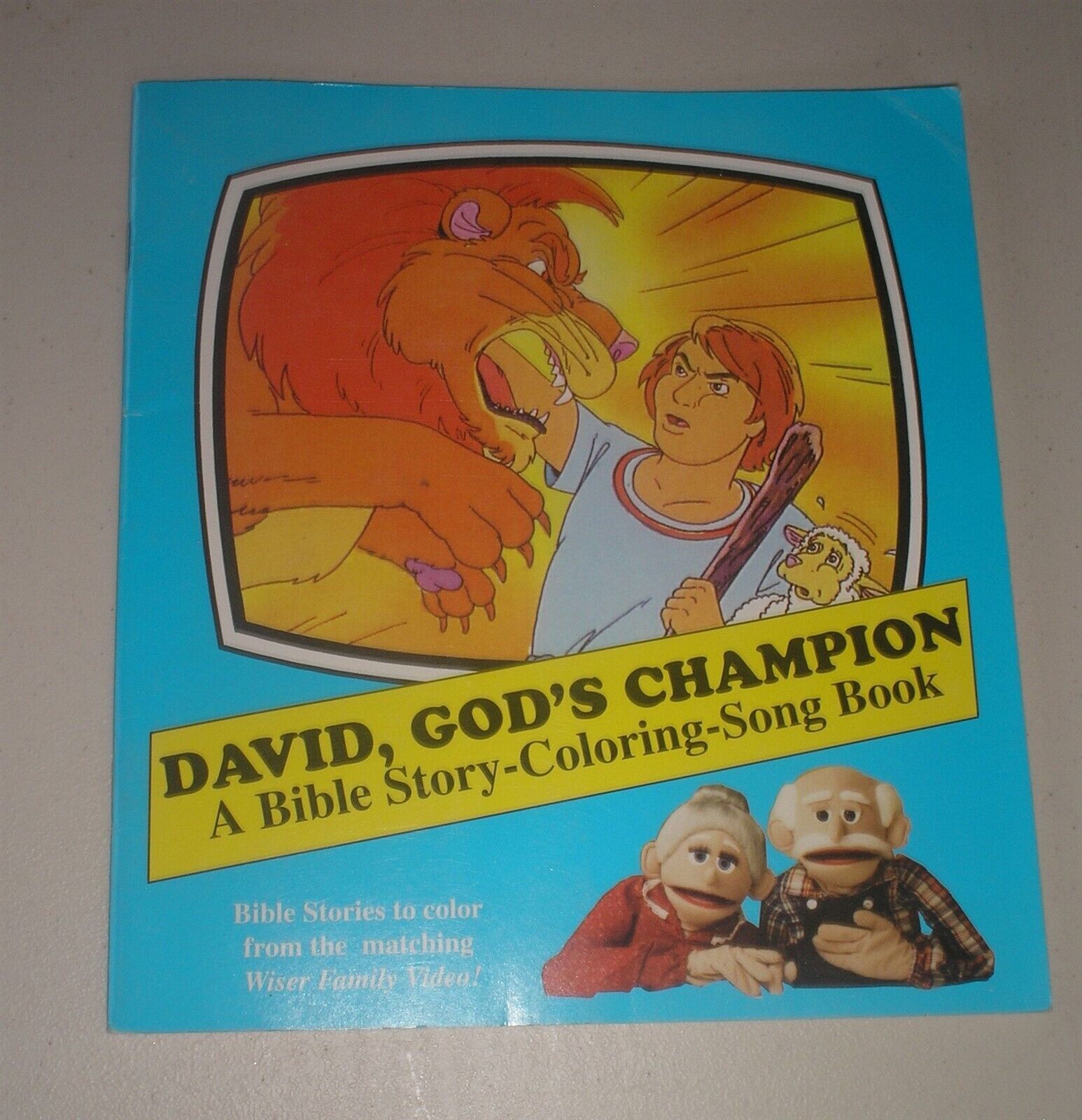 David, God&#39;s Champion A Bible Story-Coloring Song Book Paperback - $4.51