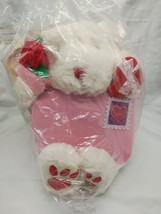 Valentine Gram Bear 10&quot; Stevie Wonder Signed Sealed Delivered Im Yours - $29.69