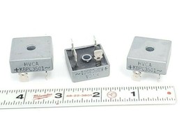 LOT OF 3 SOLID STATE HVCA KBPC3501 BRIDGE RECTIFIERS - $29.95