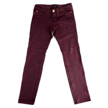 GP Jeans Women’s Size 1  Rise Burgundy Red - £8.02 GBP